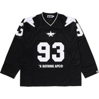 LINE CAMO MULTI LOGO CROPPED FIT FOOTBALL JERSEY MENS