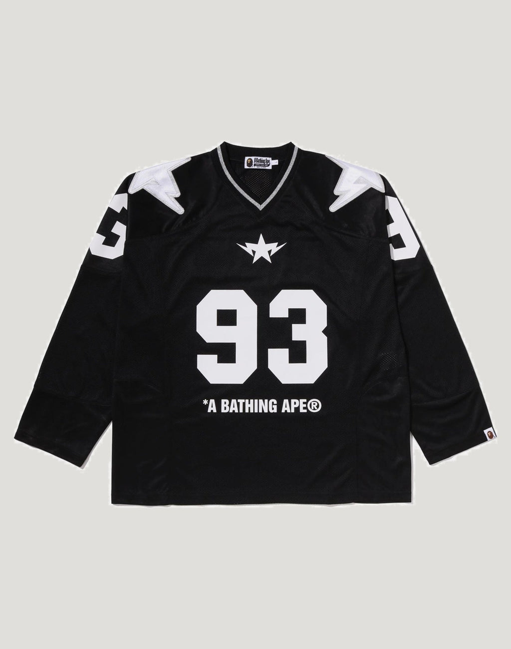 LINE CAMO MULTI LOGO CROPPED FIT FOOTBALL JERSEY MENS