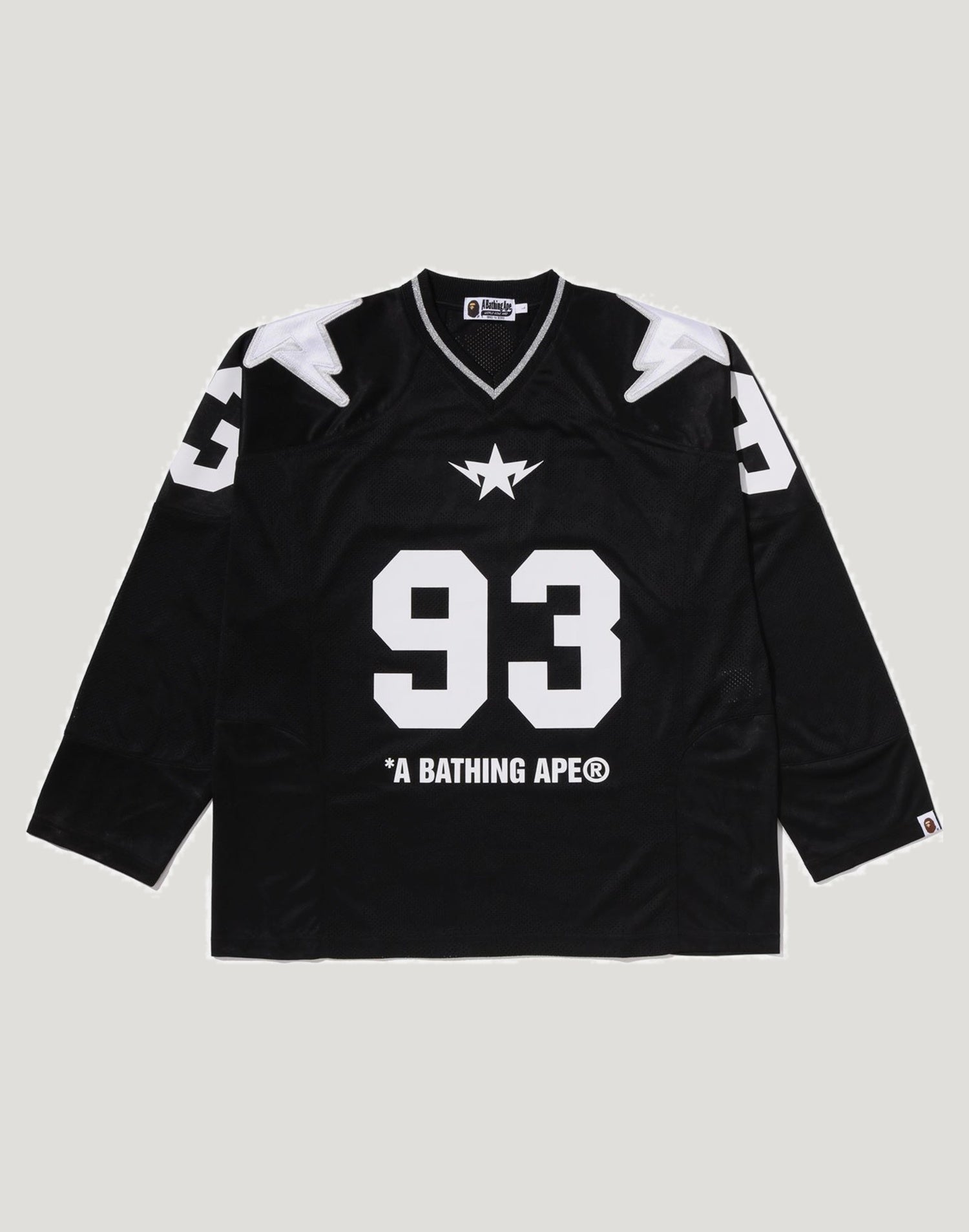 LINE CAMO MULTI LOGO CROPPED FIT FOOTBALL JERSEY MENS