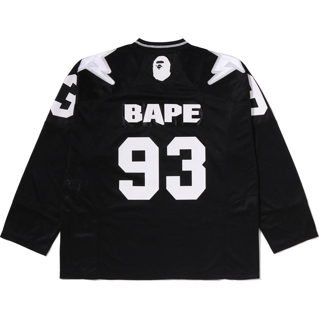 LINE CAMO MULTI LOGO CROPPED FIT FOOTBALL JERSEY MENS