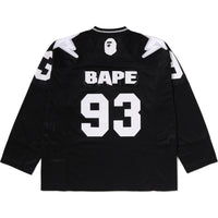 LINE CAMO MULTI LOGO CROPPED FIT FOOTBALL JERSEY MENS
