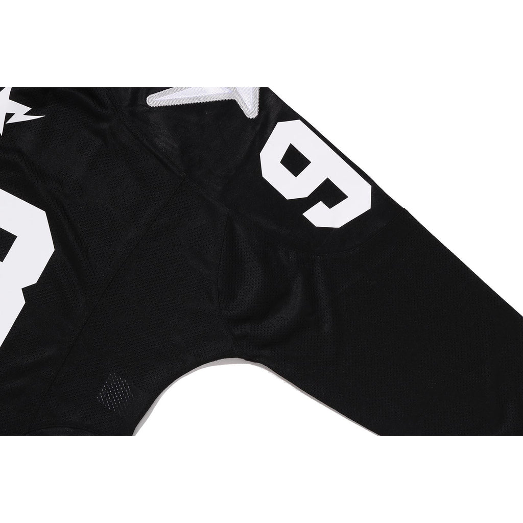 LINE CAMO MULTI LOGO CROPPED FIT FOOTBALL JERSEY MENS