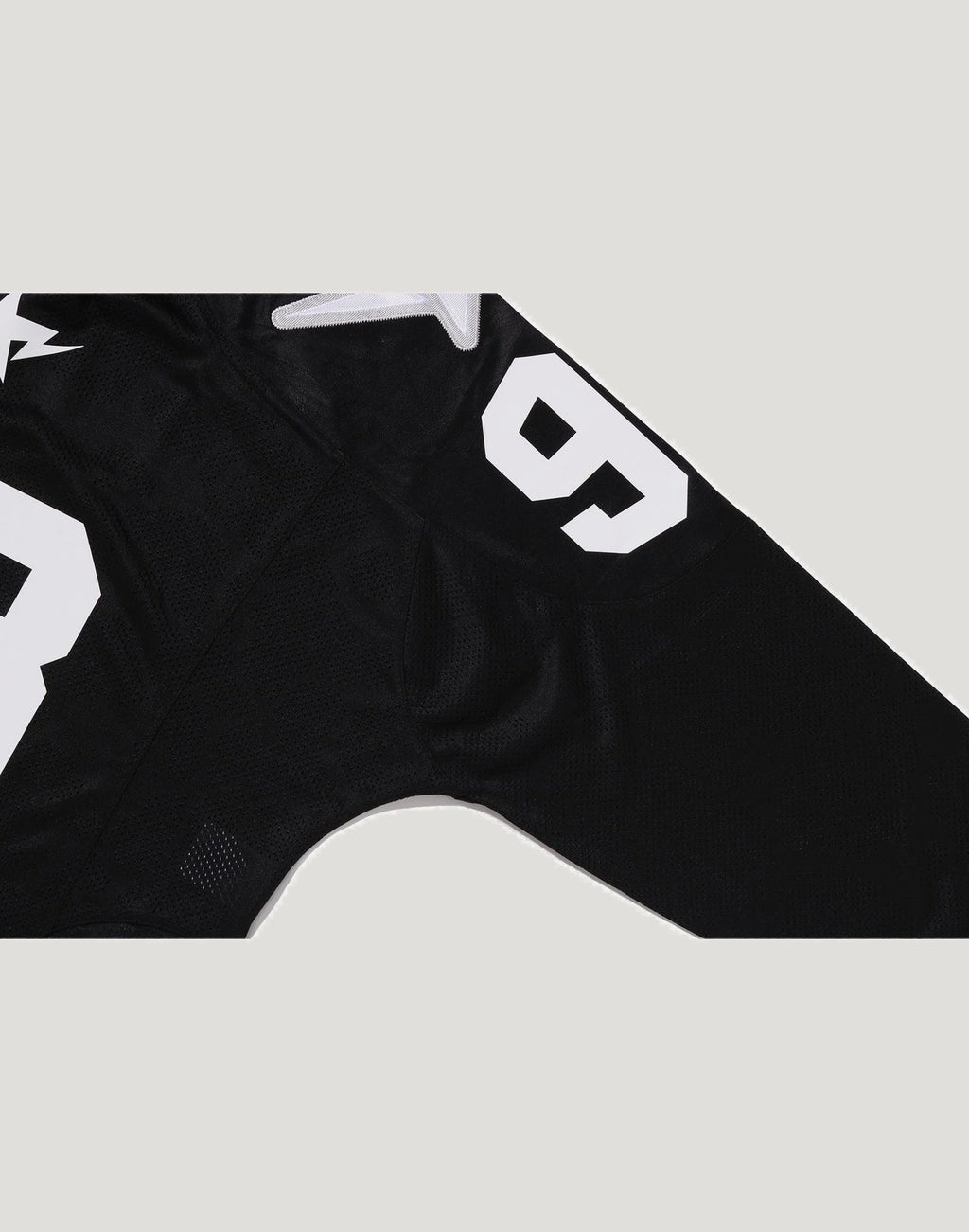 LINE CAMO MULTI LOGO CROPPED FIT FOOTBALL JERSEY MENS