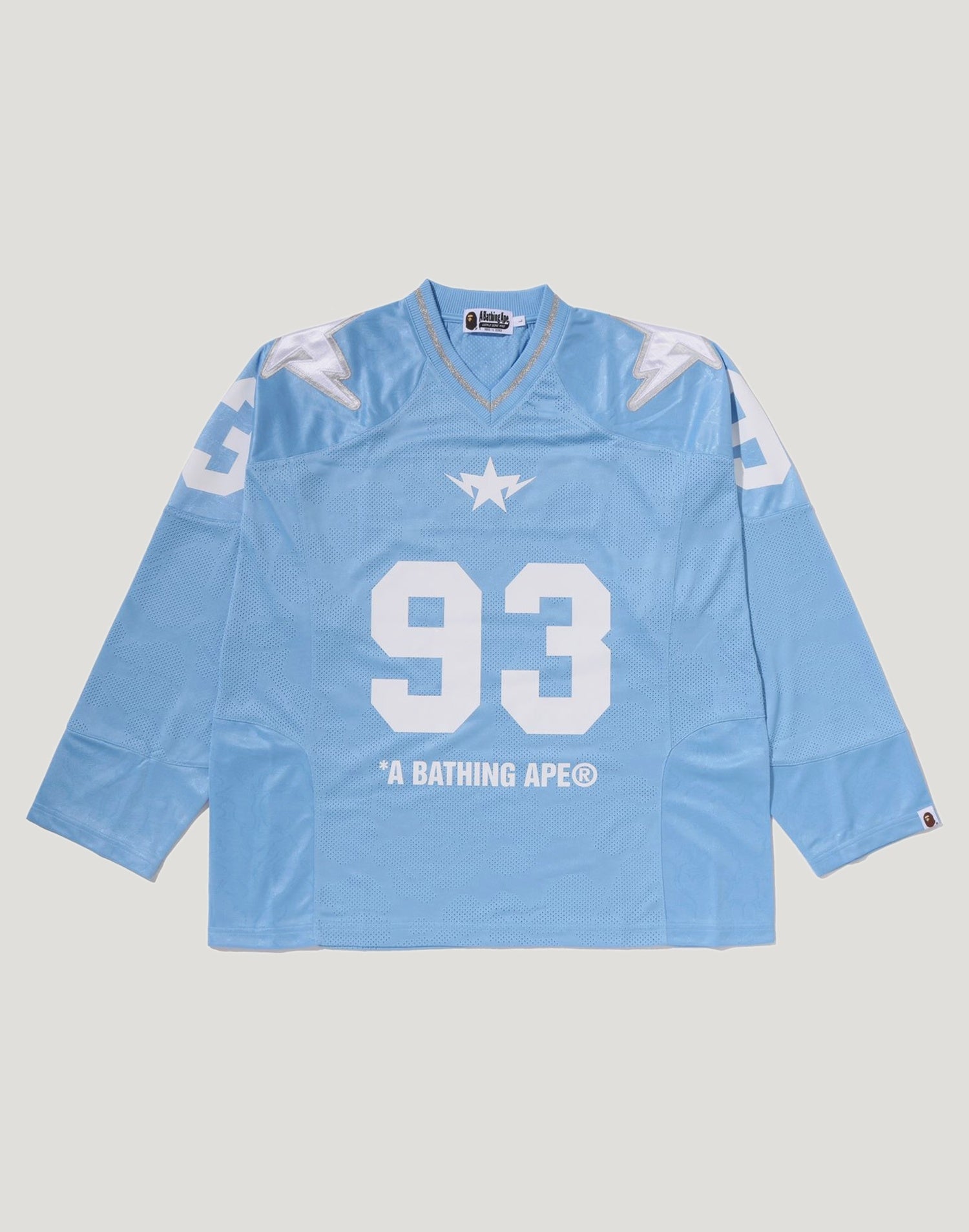LINE CAMO MULTI LOGO CROPPED FIT FOOTBALL JERSEY MENS