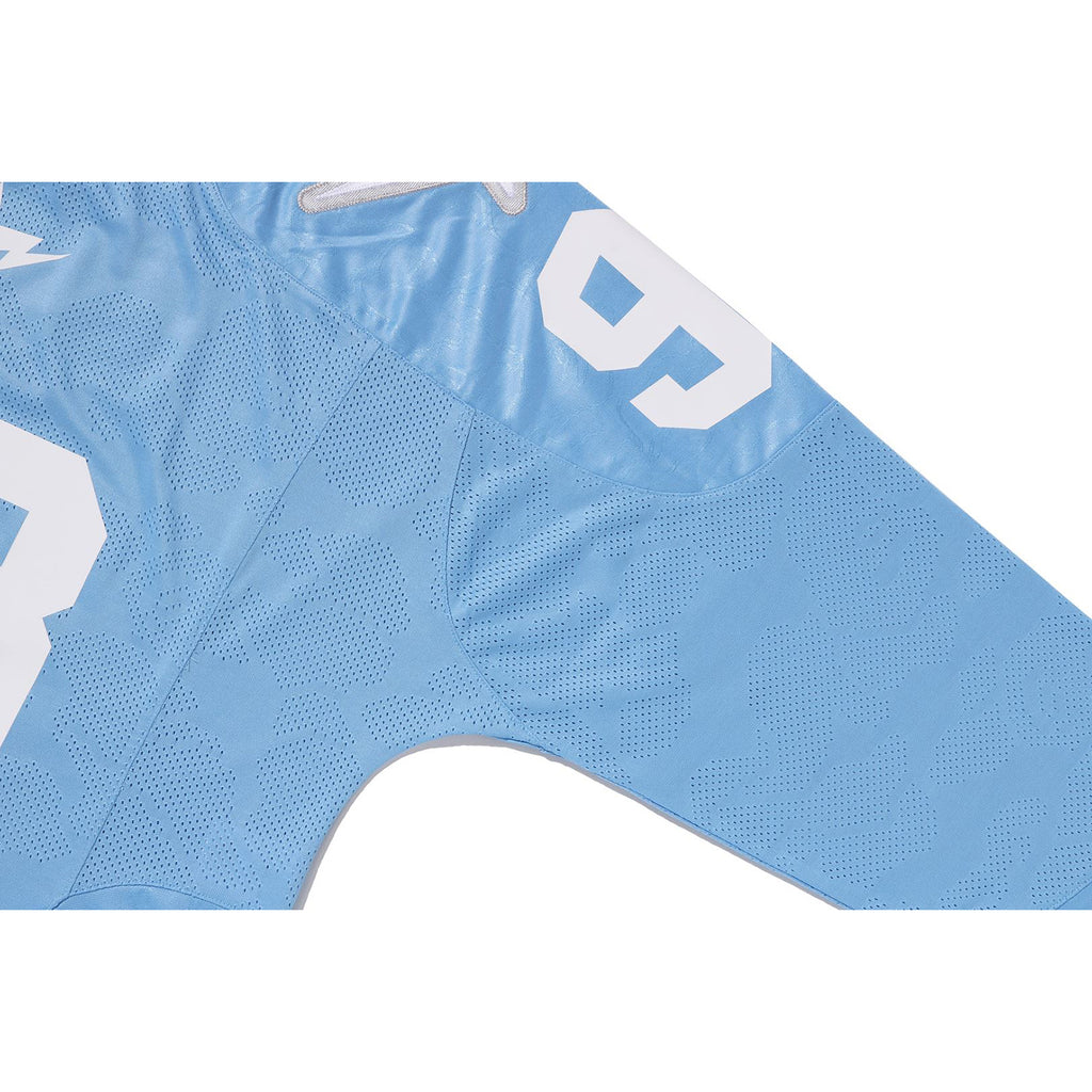 LINE CAMO MULTI LOGO CROPPED FIT FOOTBALL JERSEY MENS