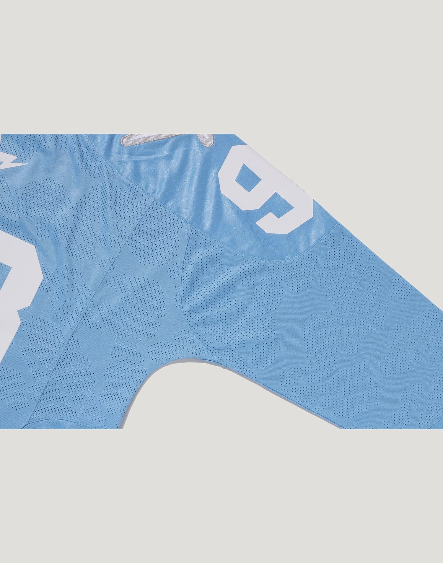 LINE CAMO MULTI LOGO CROPPED FIT FOOTBALL JERSEY MENS