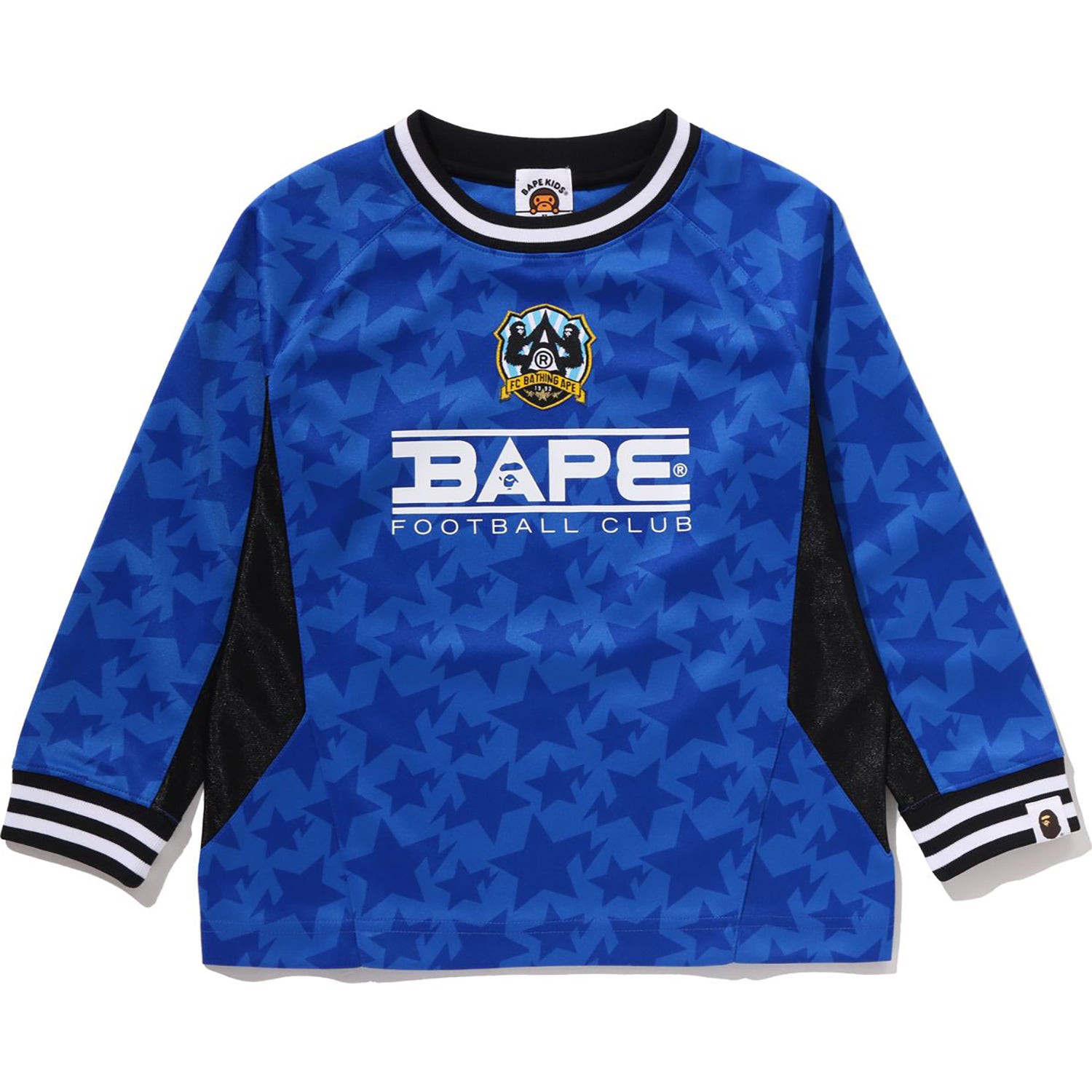 STA ALLOVER EMBROIDERY PATCH LS TEE KIDS – us.bape.com