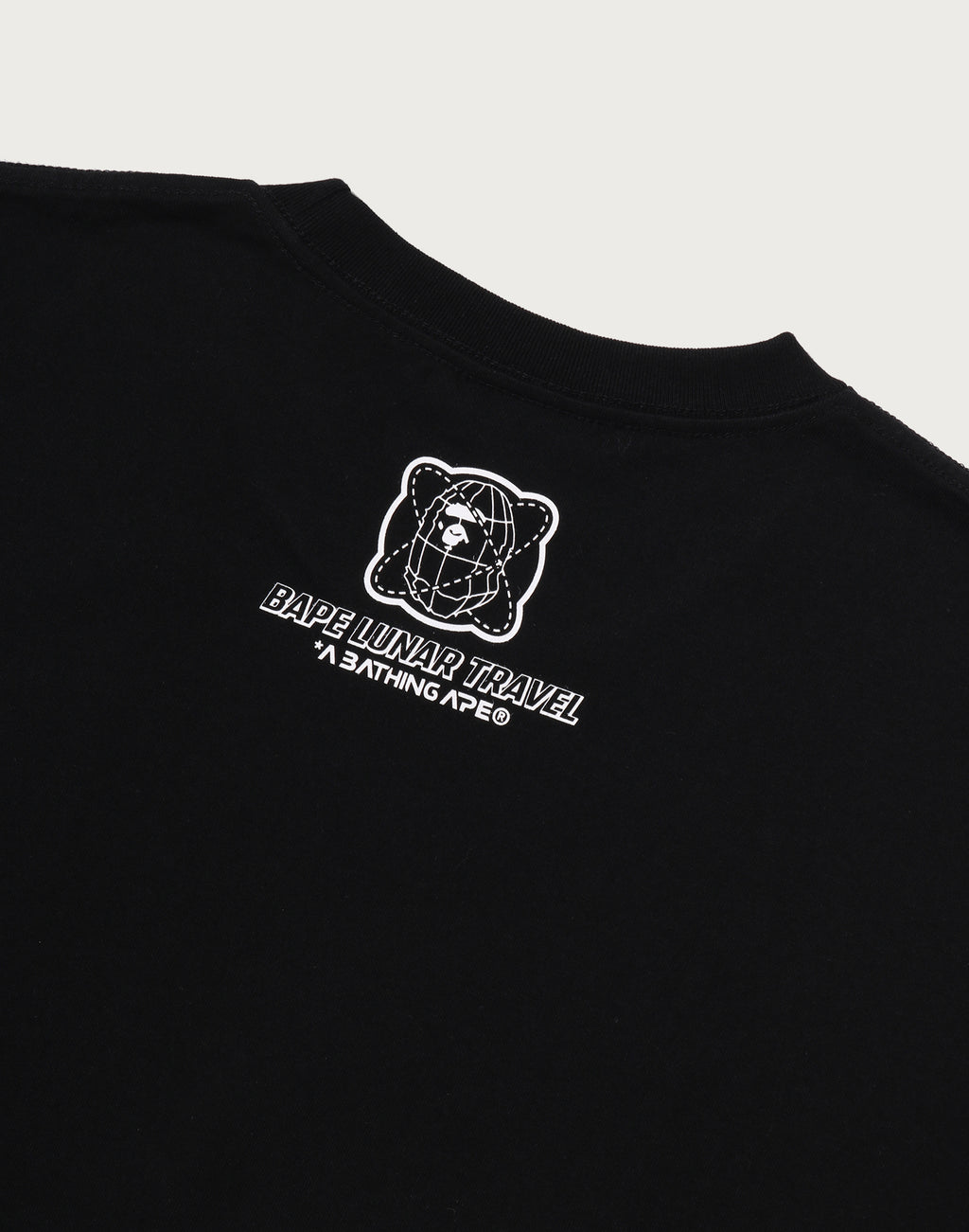 BAPE LUNA TRAVEL POSTER LS TEE MENS