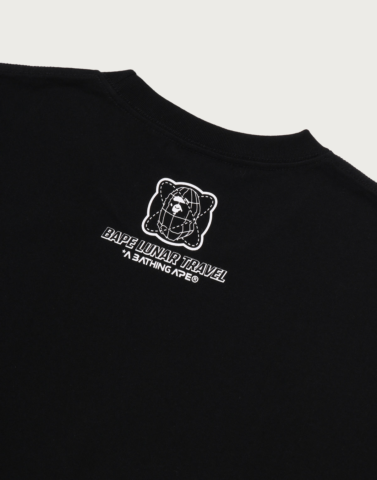 BAPE LUNA TRAVEL POSTER LS TEE MENS