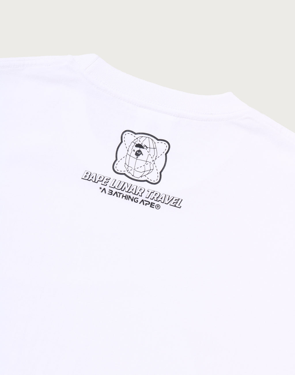 BAPE LUNA TRAVEL POSTER LS TEE MENS