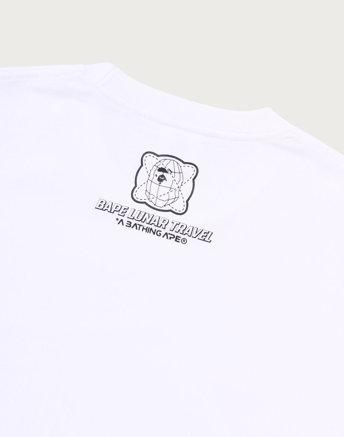 BAPE LUNA TRAVEL POSTER LS TEE MENS