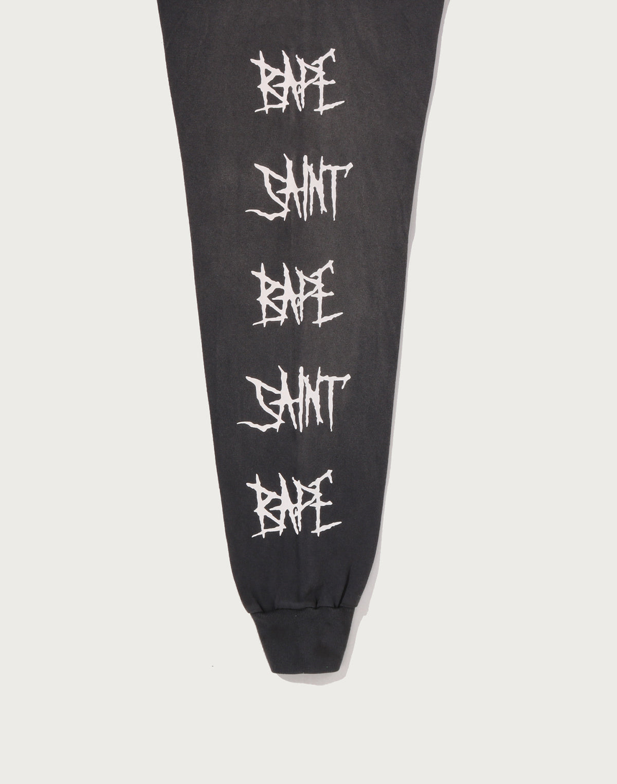 BAPE X SAINT MXXXXXX SKULL L/S TEE MENS