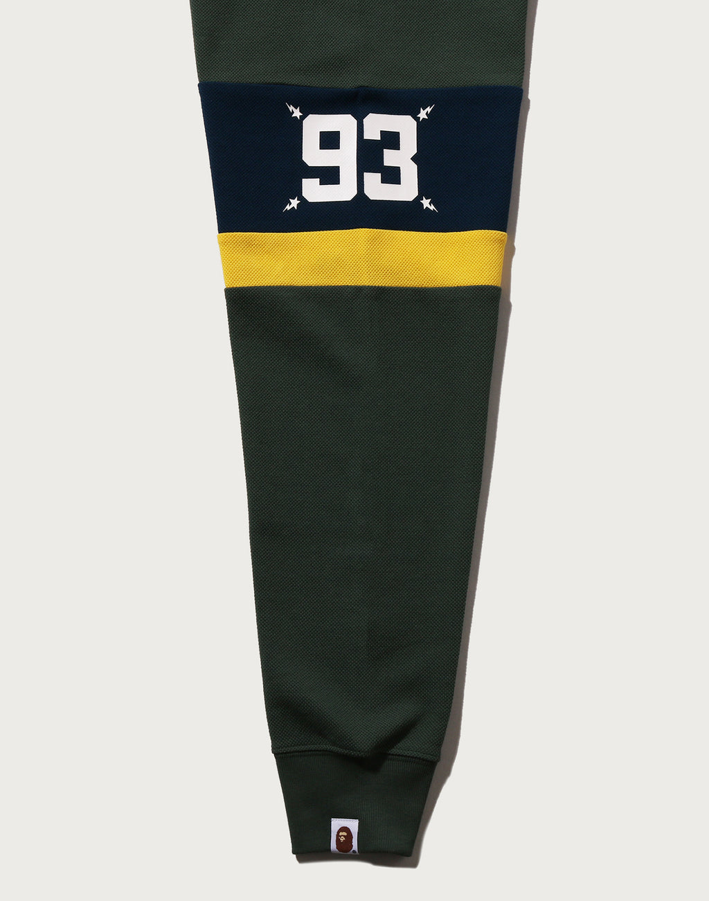 BY BATHING APE STRIPED RUGBY SHIRT MENS