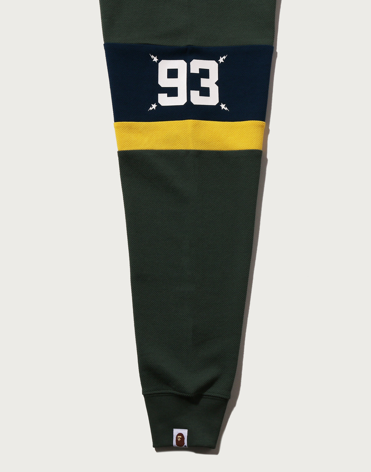 BY BATHING APE STRIPED RUGBY SHIRT MENS