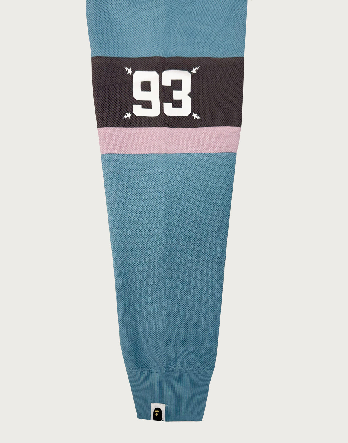 BY BATHING APE STRIPED RUGBY SHIRT MENS