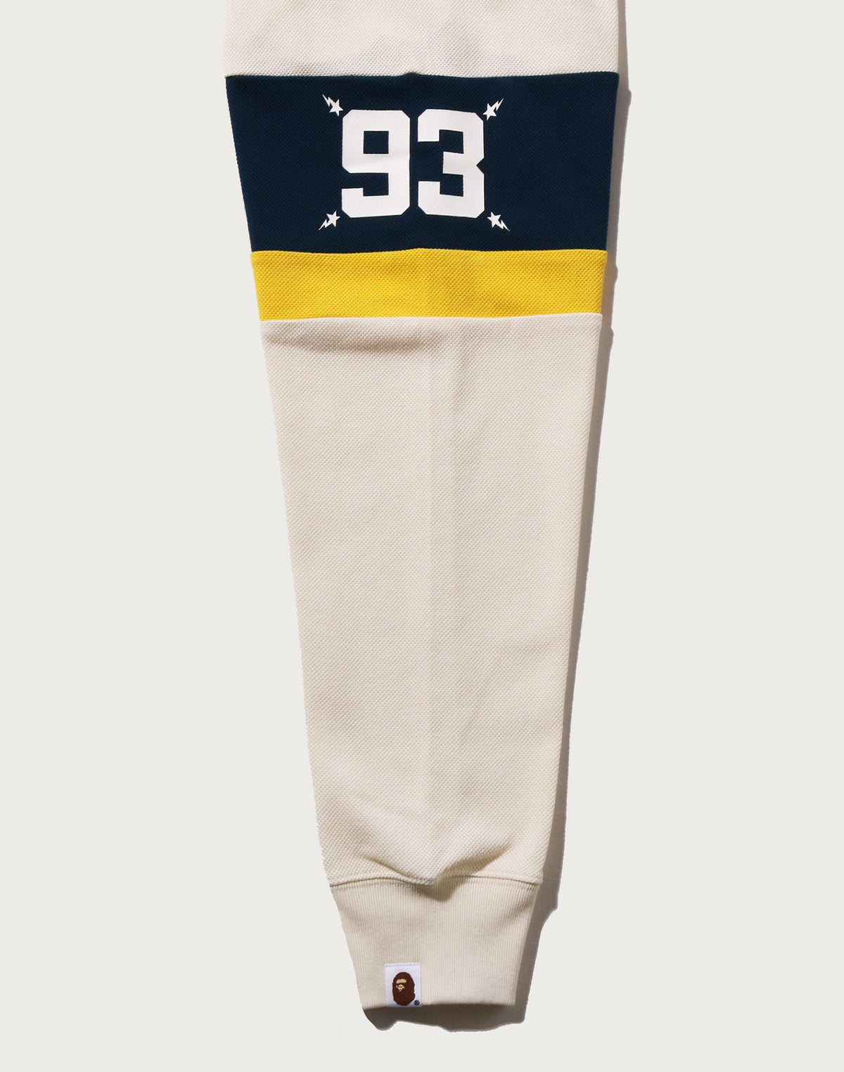 BY BATHING APE STRIPED RUGBY SHIRT MENS