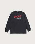 BAPE LOGO RELAXED FIT LS TEE MENS