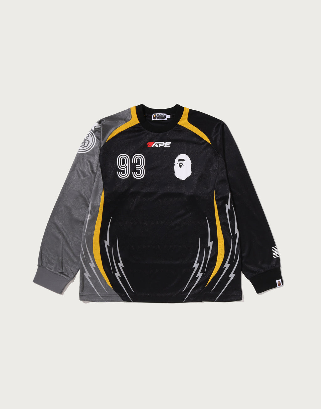 MULTI LOGO RELAXED FIT FOOTBALL LS JERSEY MENS