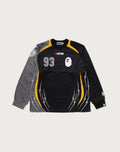 MULTI LOGO RELAXED FIT FOOTBALL LS JERSEY MENS