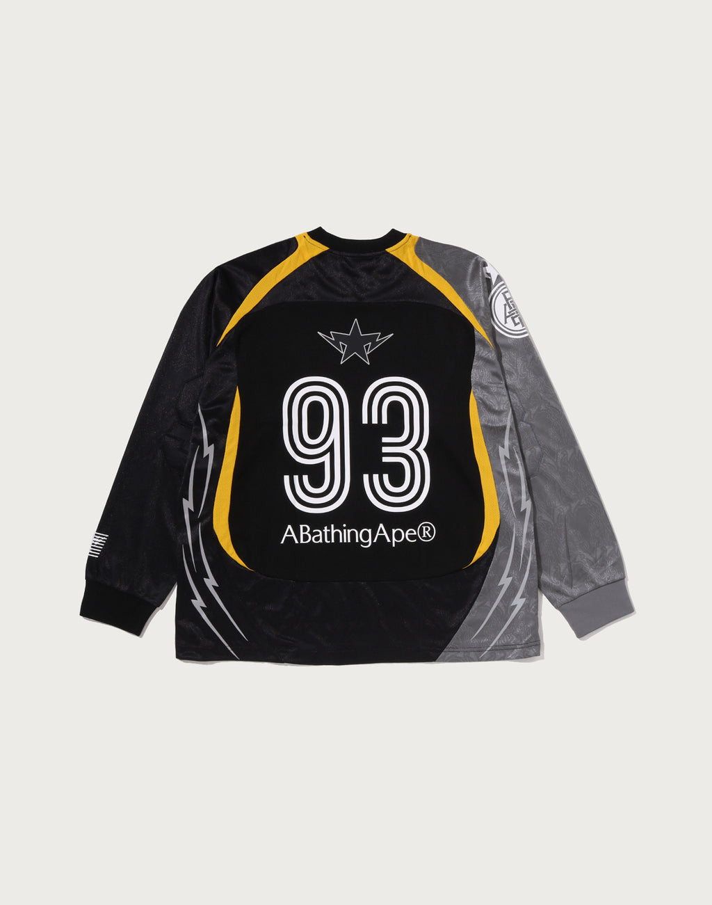 MULTI LOGO RELAXED FIT FOOTBALL LS JERSEY MENS