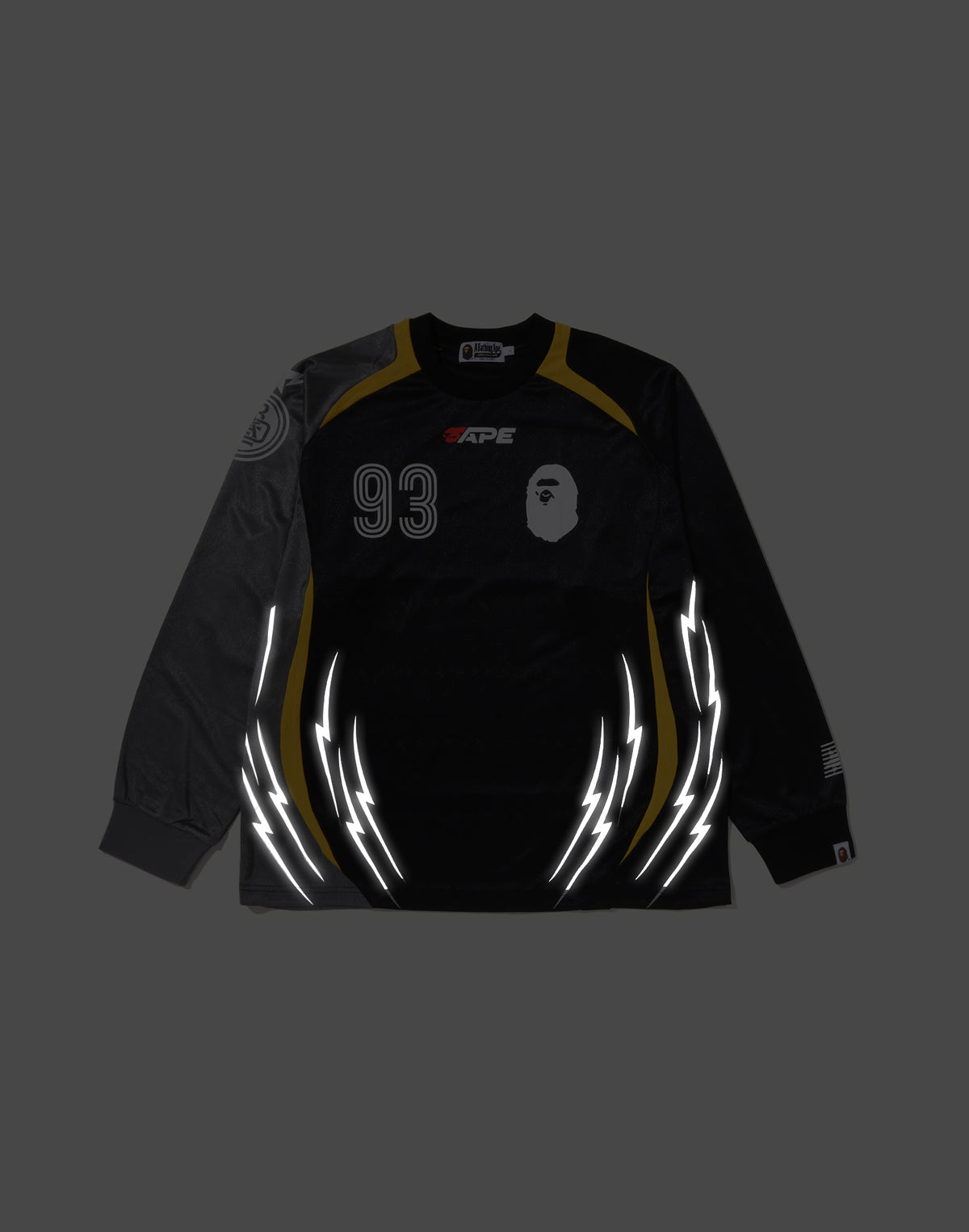 MULTI LOGO RELAXED FIT FOOTBALL LS JERSEY MENS