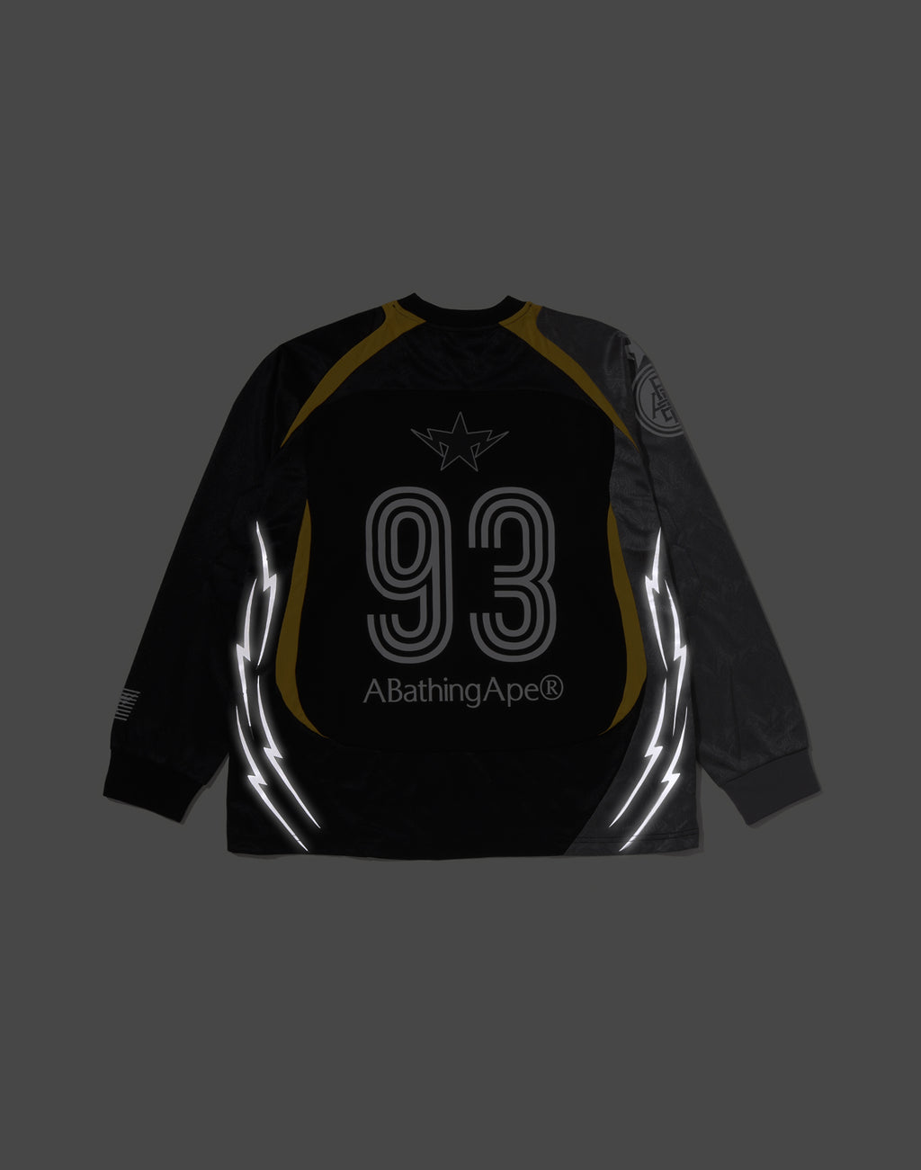 MULTI LOGO RELAXED FIT FOOTBALL LS JERSEY MENS