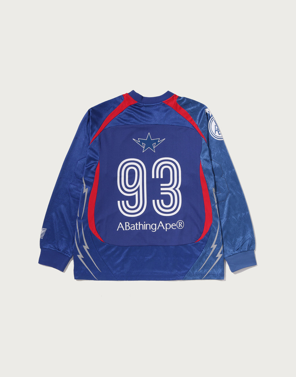 MULTI LOGO RELAXED FIT FOOTBALL LS JERSEY MENS