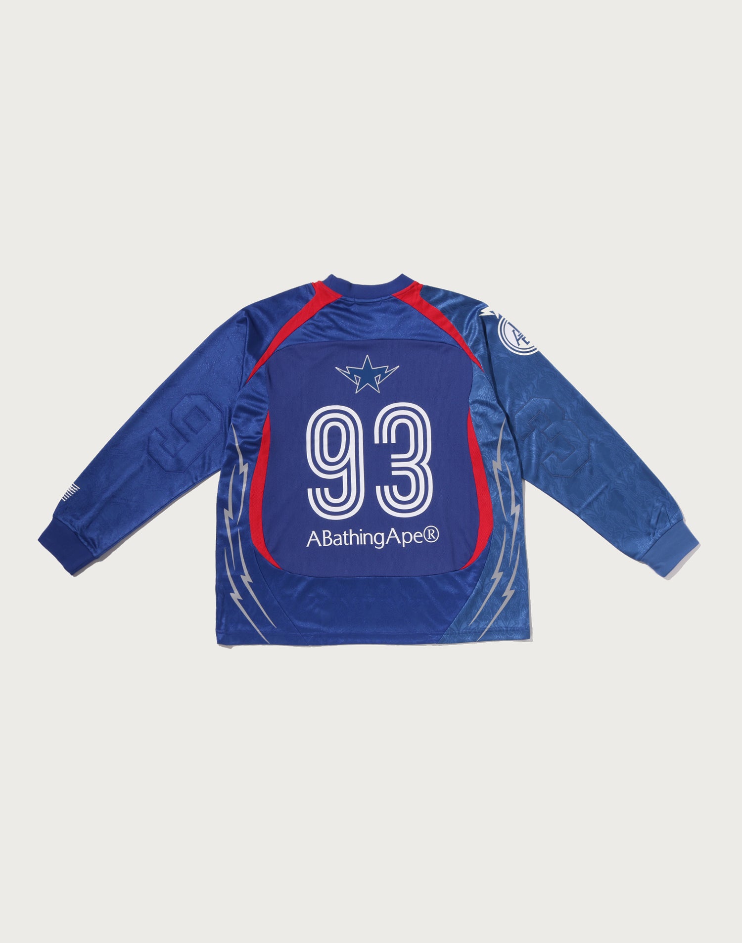 MULTI LOGO RELAXED FIT FOOTBALL LS JERSEY MENS