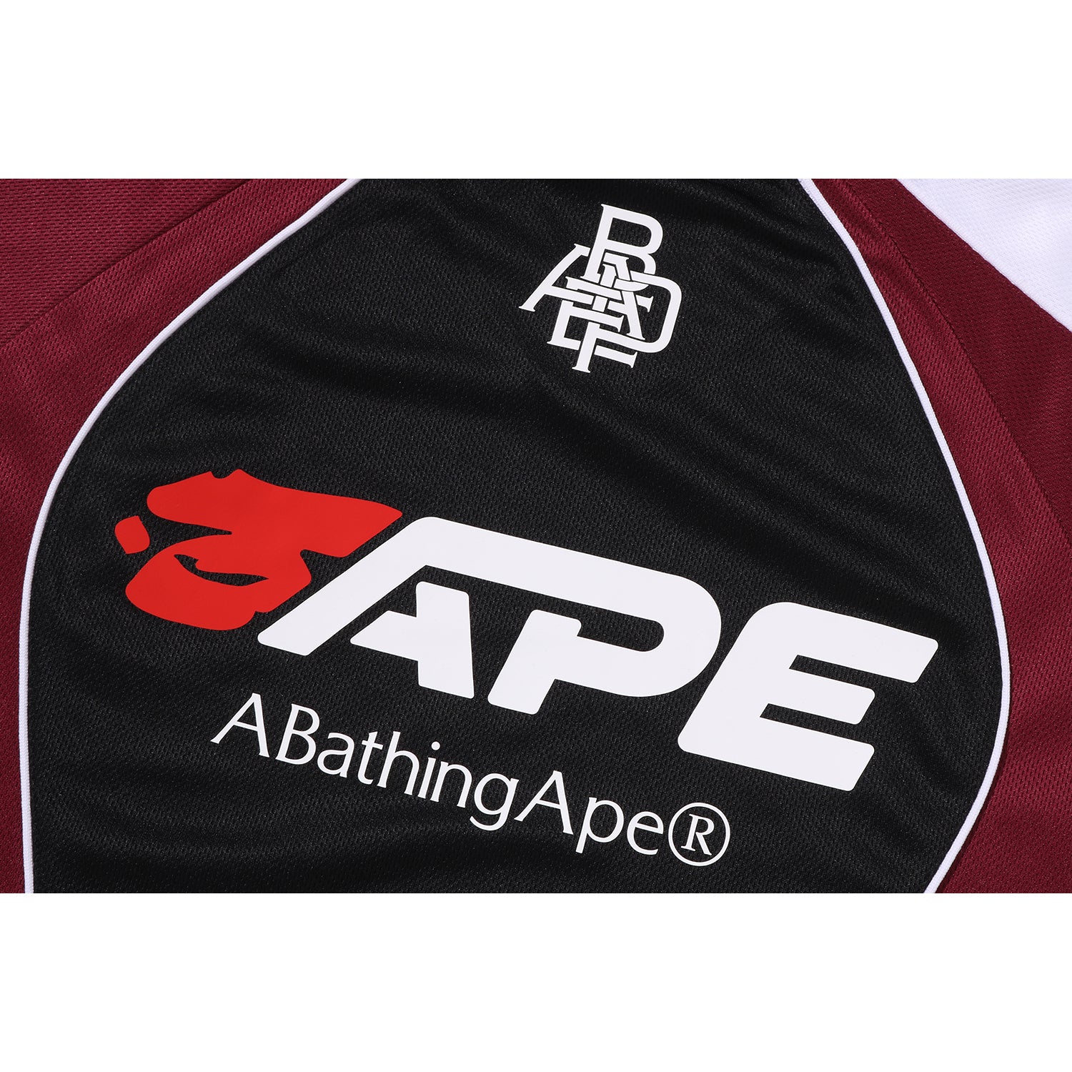 BAPE SOCCER LOGO WARM UP RELAXED FIT LS TEE MENS