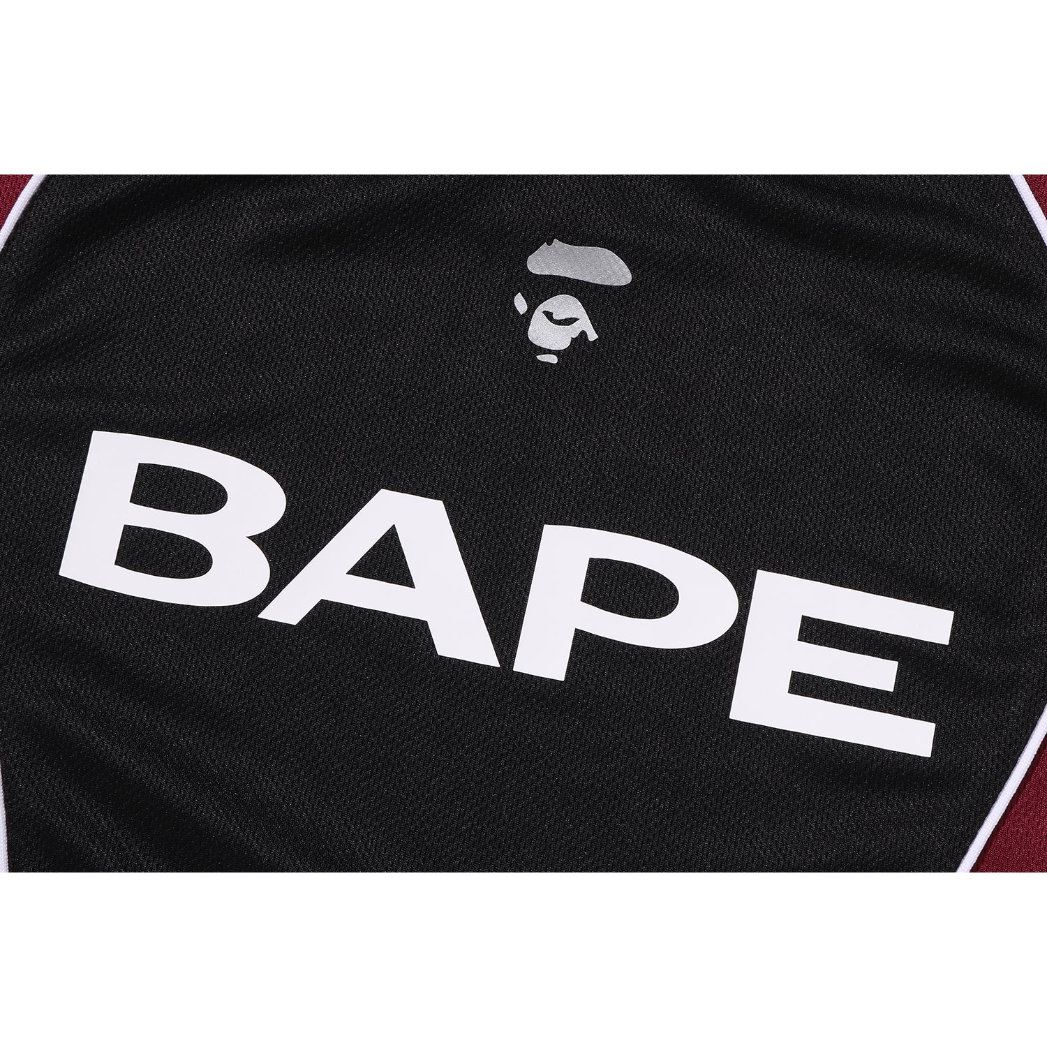 BAPE SOCCER LOGO WARM UP RELAXED FIT LS TEE MENS