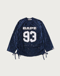 SOLID CAMO LACE FOOTBALL OVERSIZE LS TEE LADIES