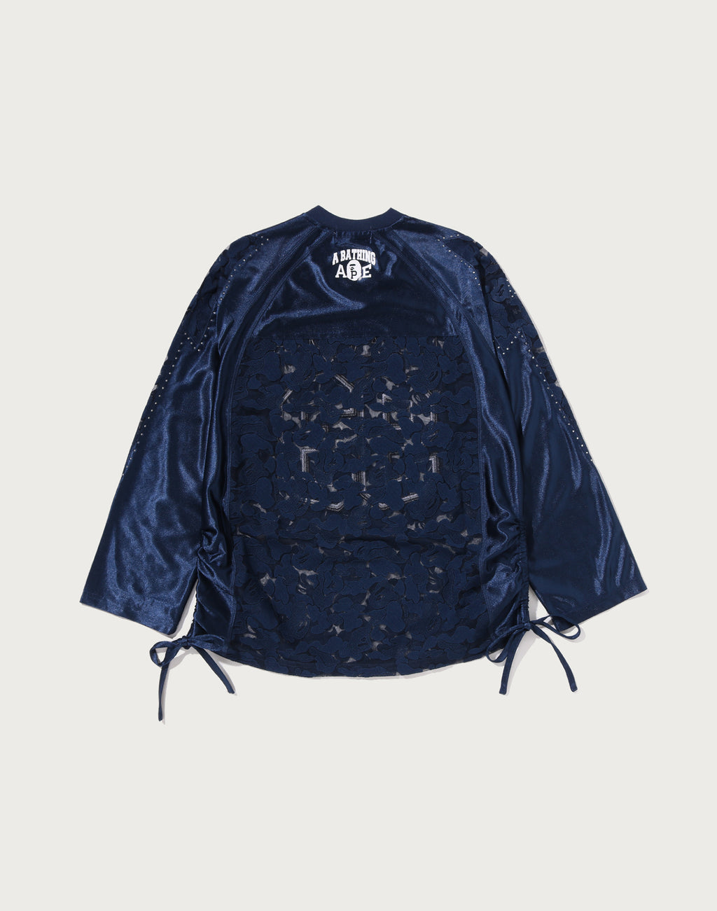 SOLID CAMO LACE FOOTBALL OVERSIZE LS TEE LADIES