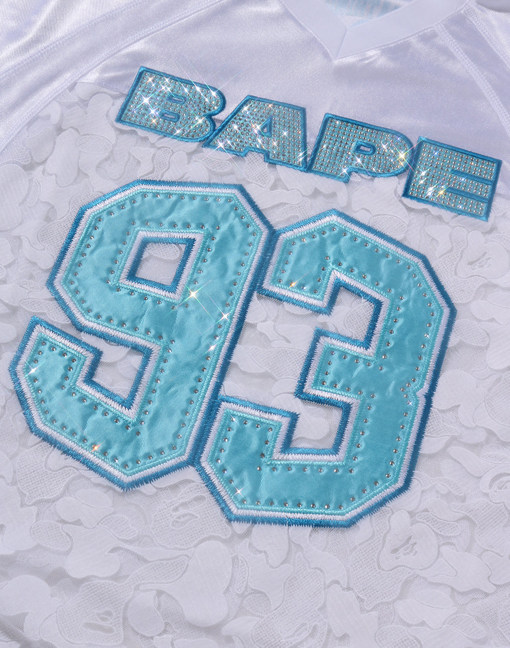 SOLID CAMO LACE FOOTBALL OVERSIZE LS TEE LADIES