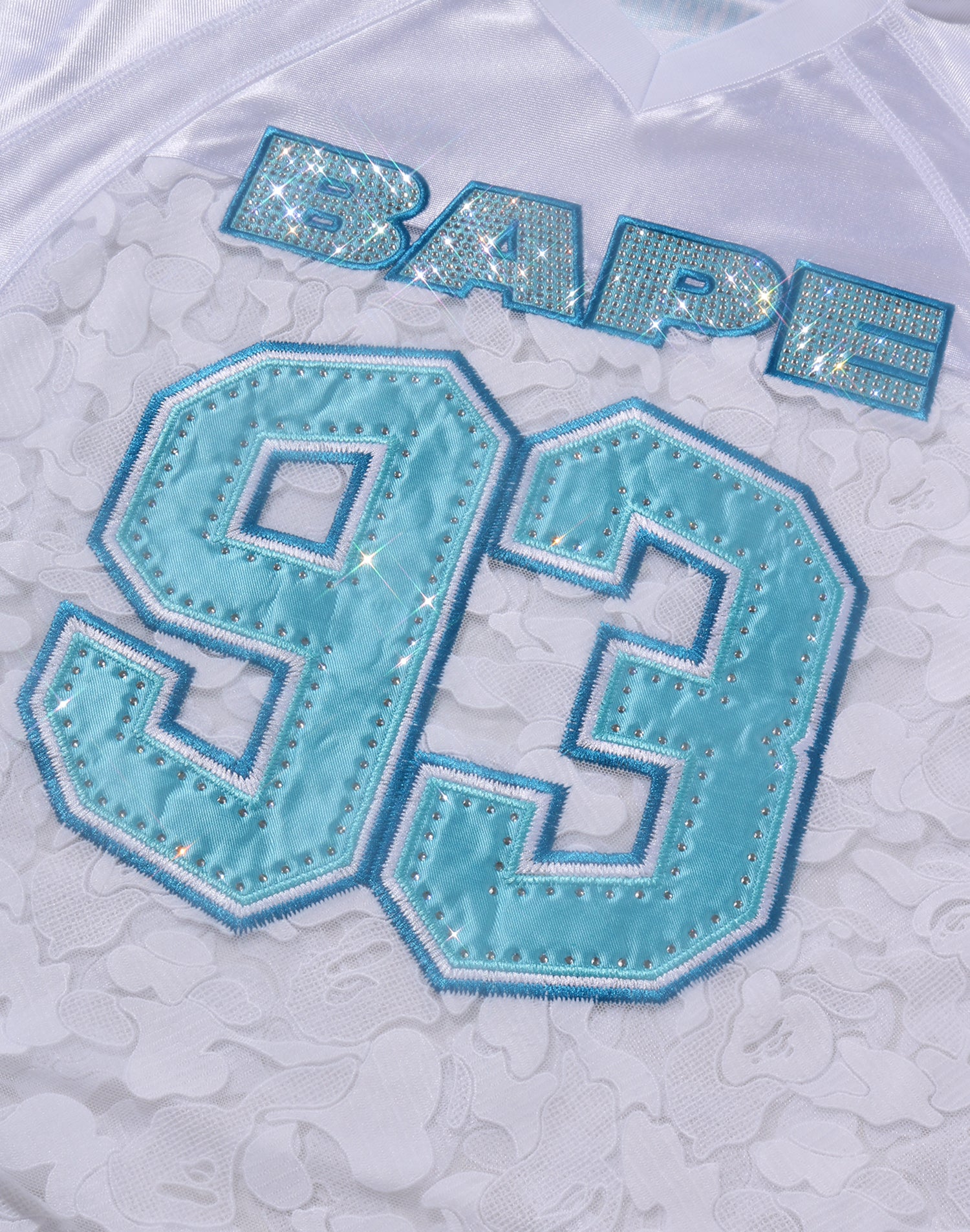 SOLID CAMO LACE FOOTBALL OVERSIZE LS TEE LADIES