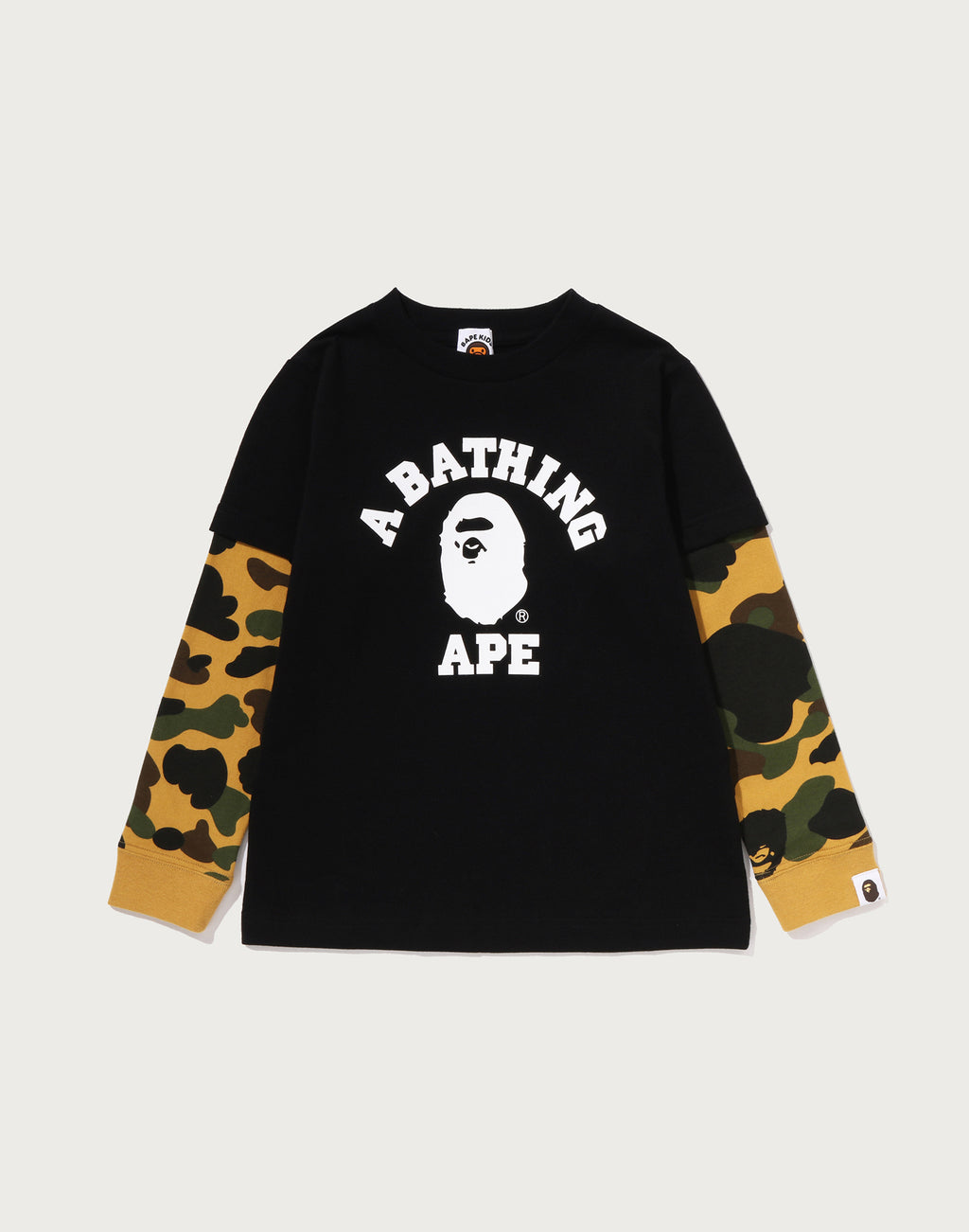 1ST CAMO COLLEGE LAYERED LS TEE KIDS