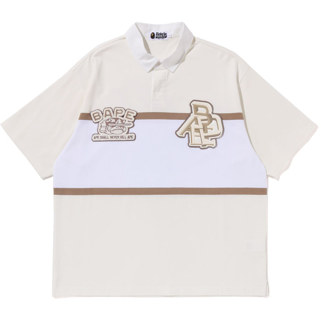 bape rugby shirt