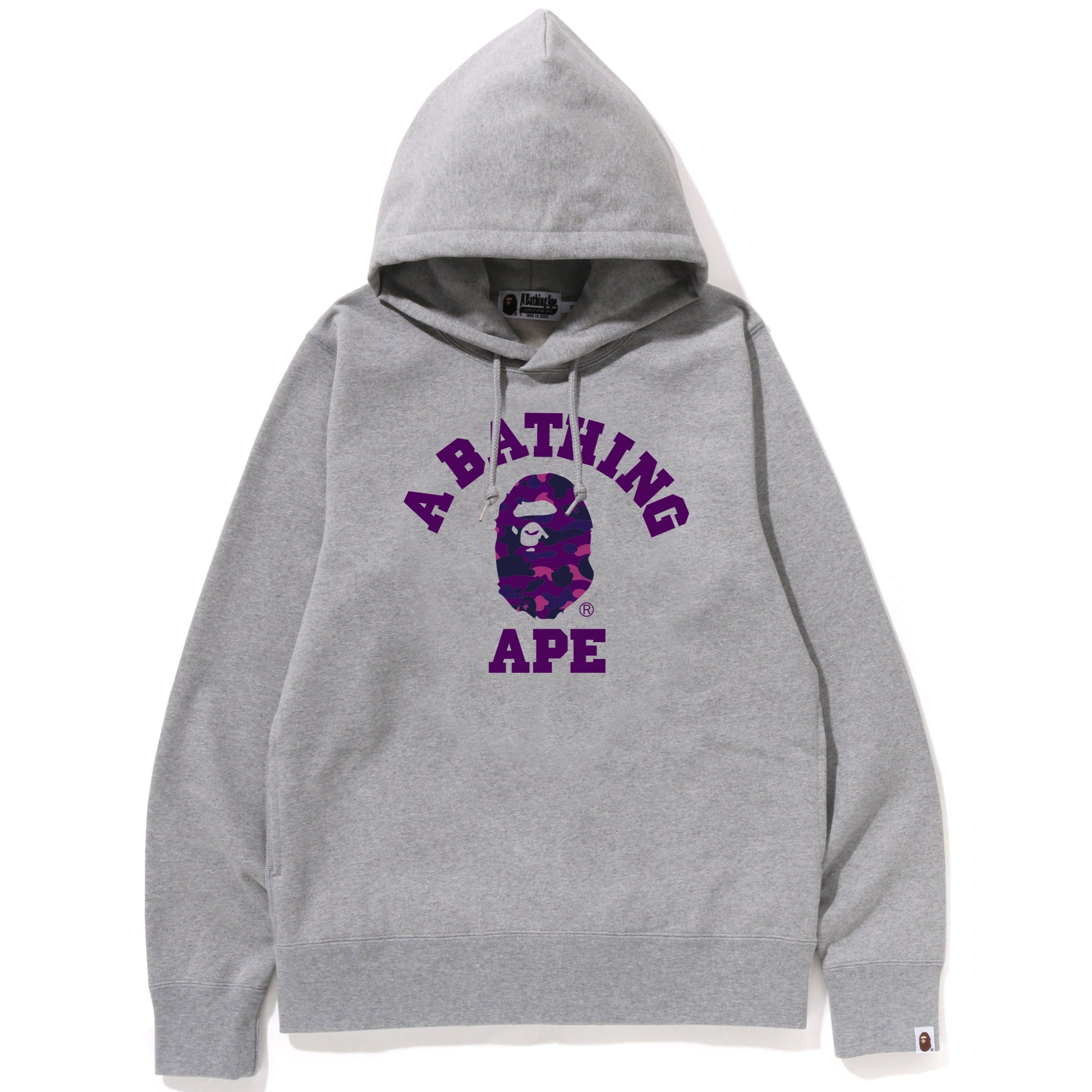A BATHING APE COLOR CAMO COLLEGE スウェット A BATHNIG APE Men's COLOR CAMO COLLEGE CUTTING RELAXED FIT