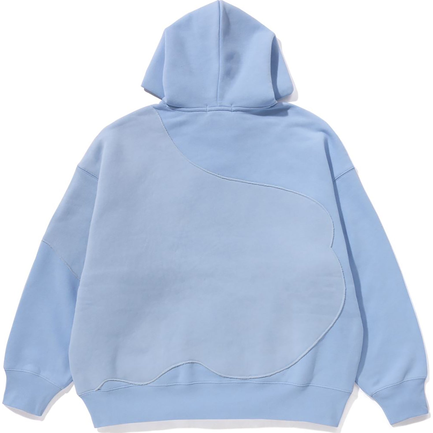 Blue bape hoodie with ears (xxl) size xl popular or large in us