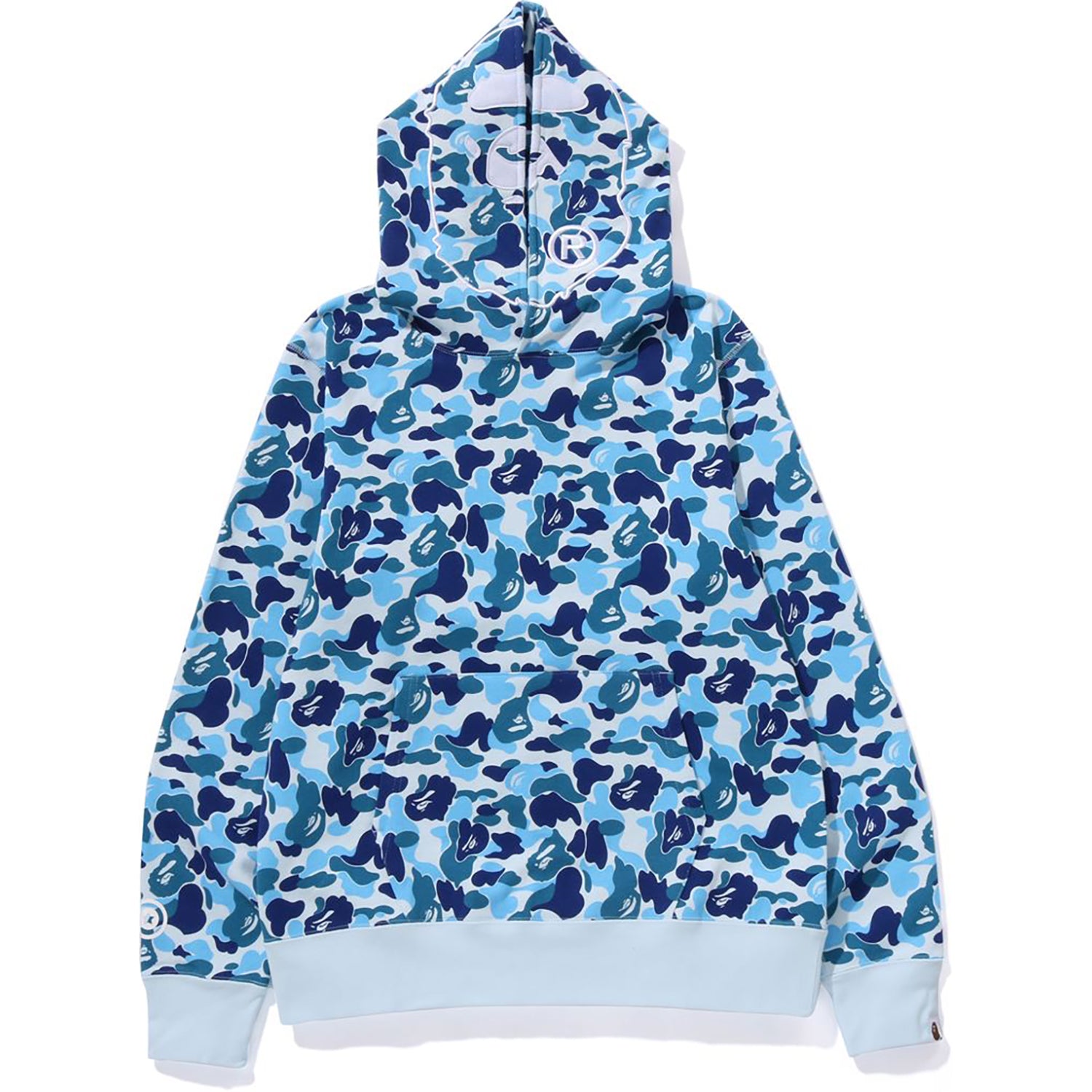 Bape pink and blue hoodie best sale