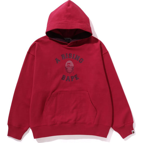 A RISING BAPE PULLOVER HOODIE RELAXED FIT MENS