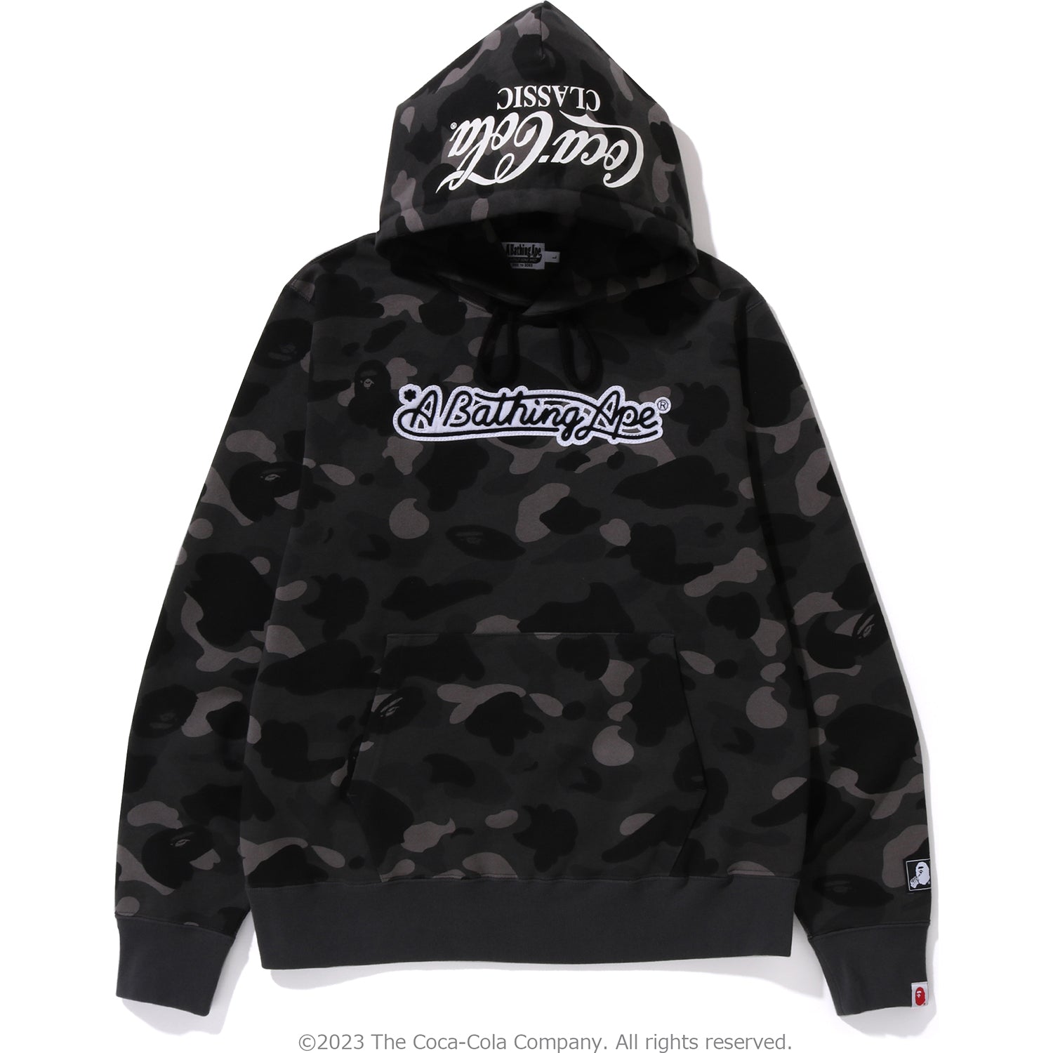 BAPE X COCA-COLA COLOR CAMO APE HEAD PULLOVER HOODIE MENS – us 