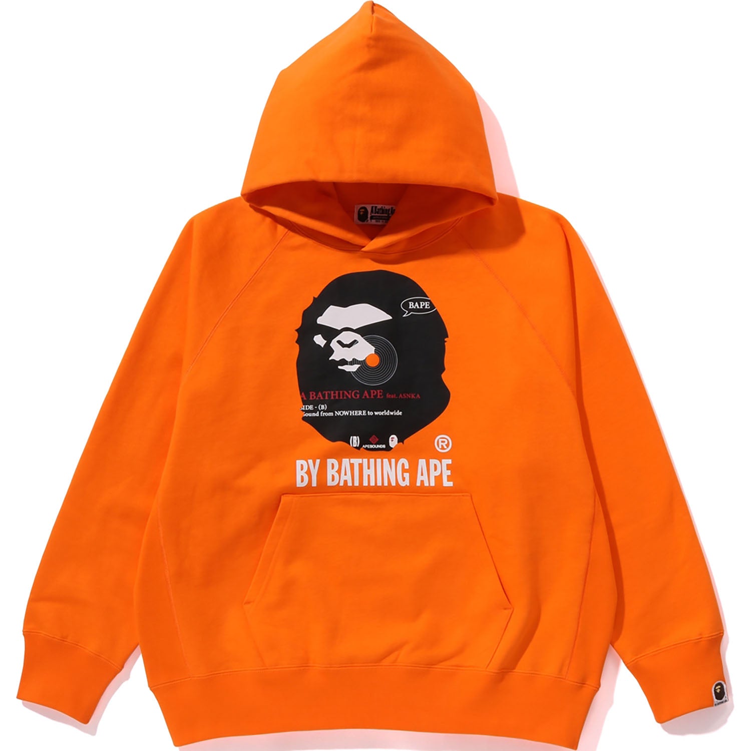 B Y BATHING APE PULLOVER HOODIE RELAXED FIT MENS us.bape