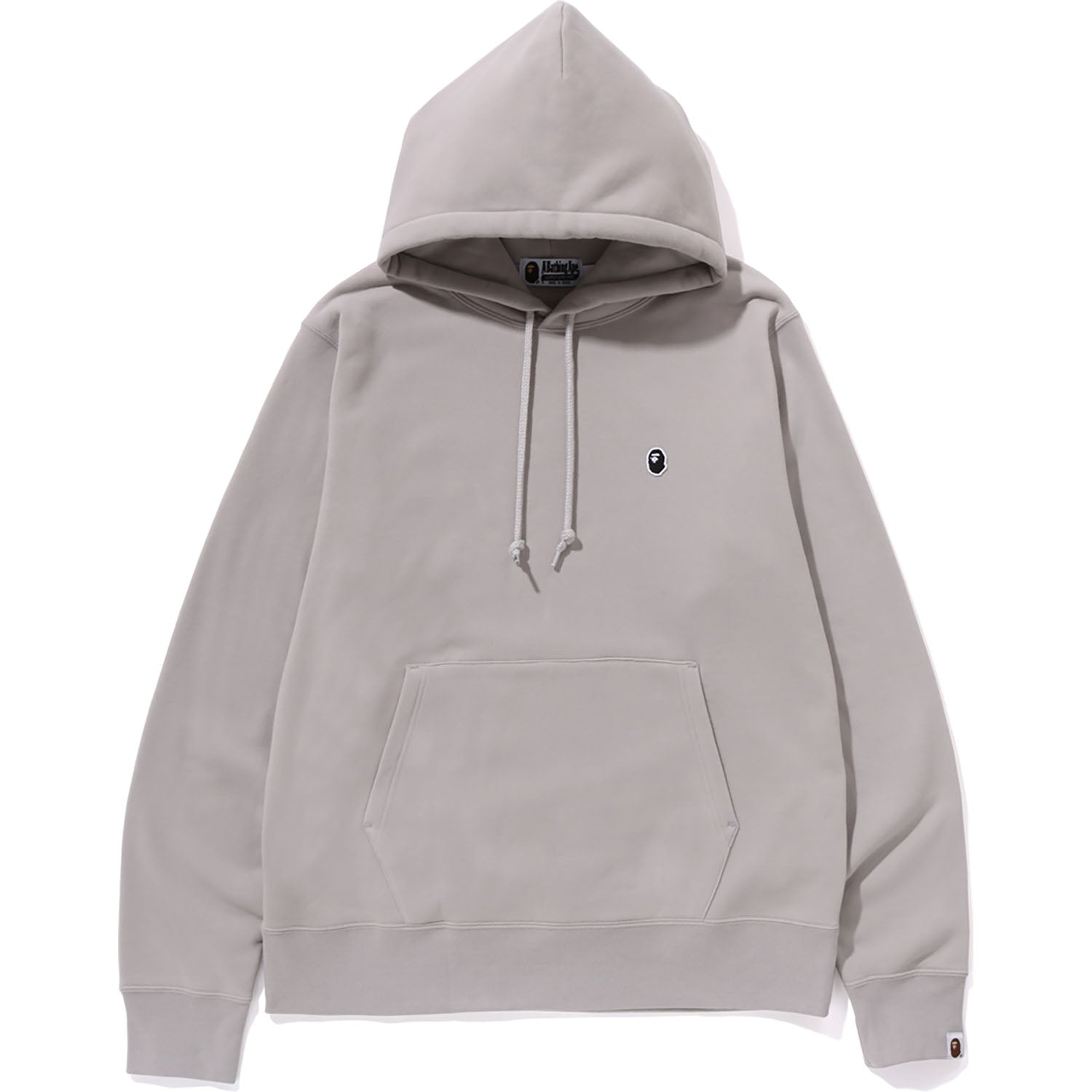 Bape Ape Head One Point Pullover Hoodie Gray