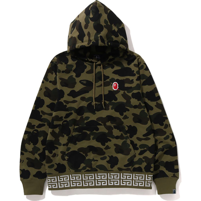 1ST CAMO BRUSH COLLEGE PULLOVER HOODIE MENS