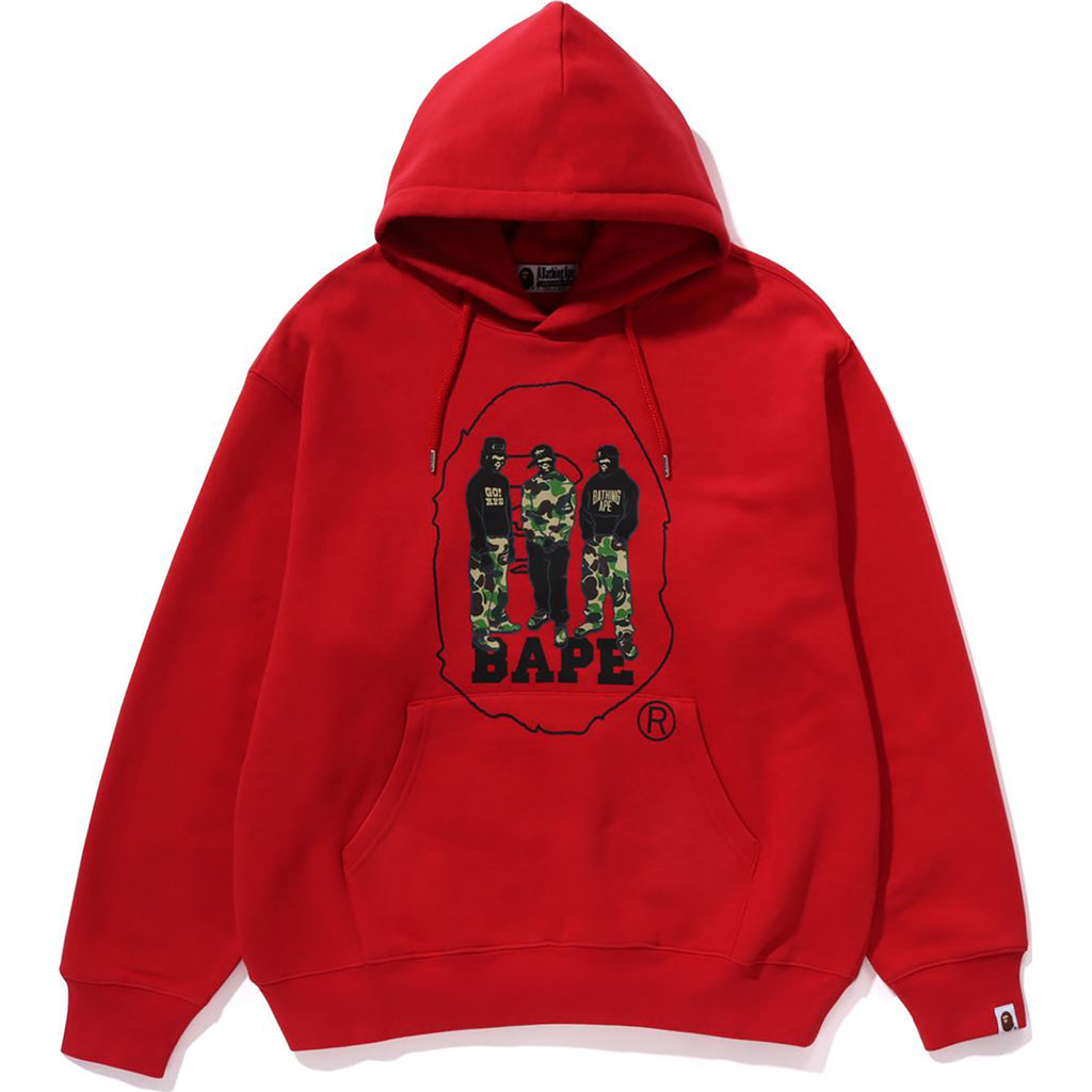 Red Bape Hoodie - Us Bape