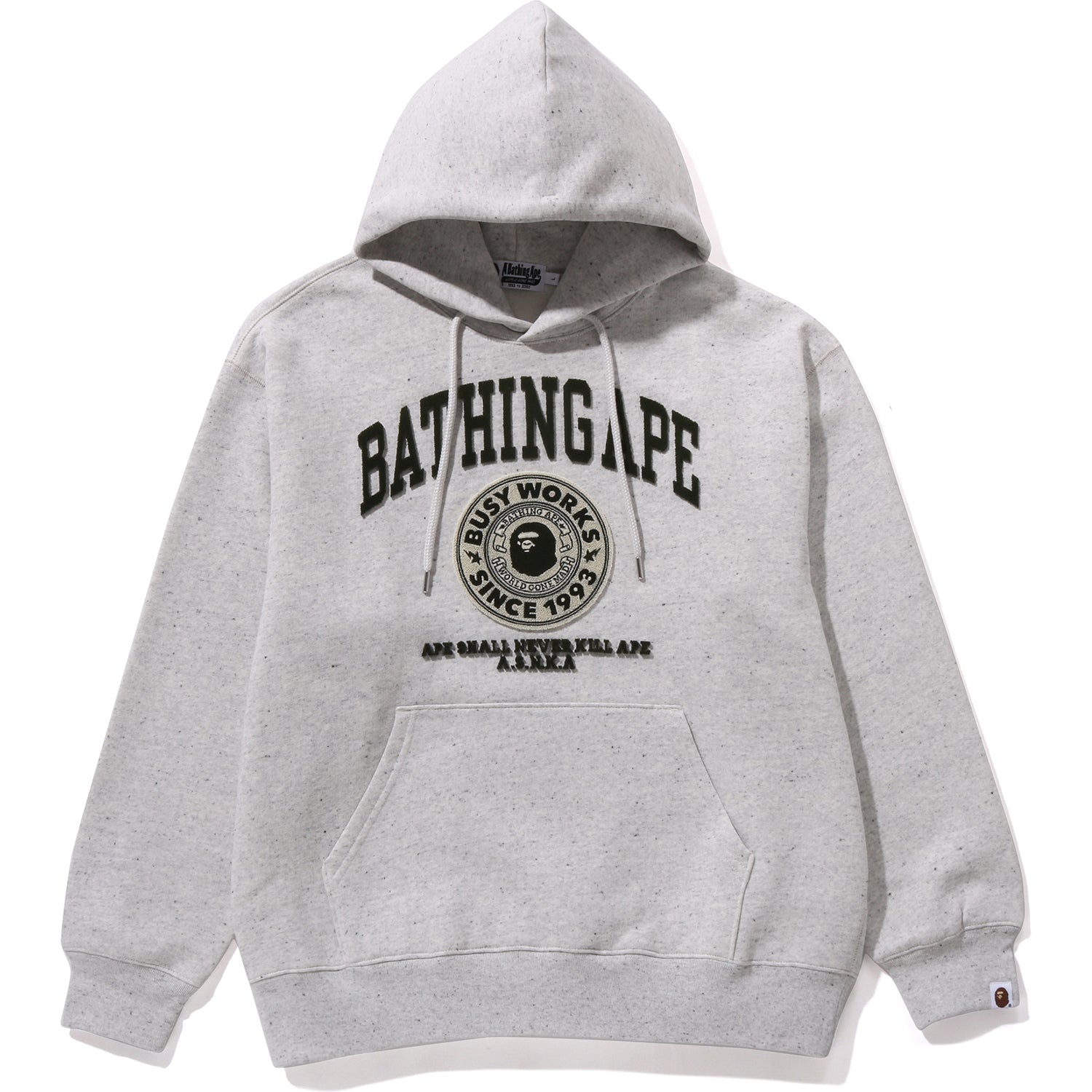 BAPE A Bathing Ape College Pullover order Hoody Grey