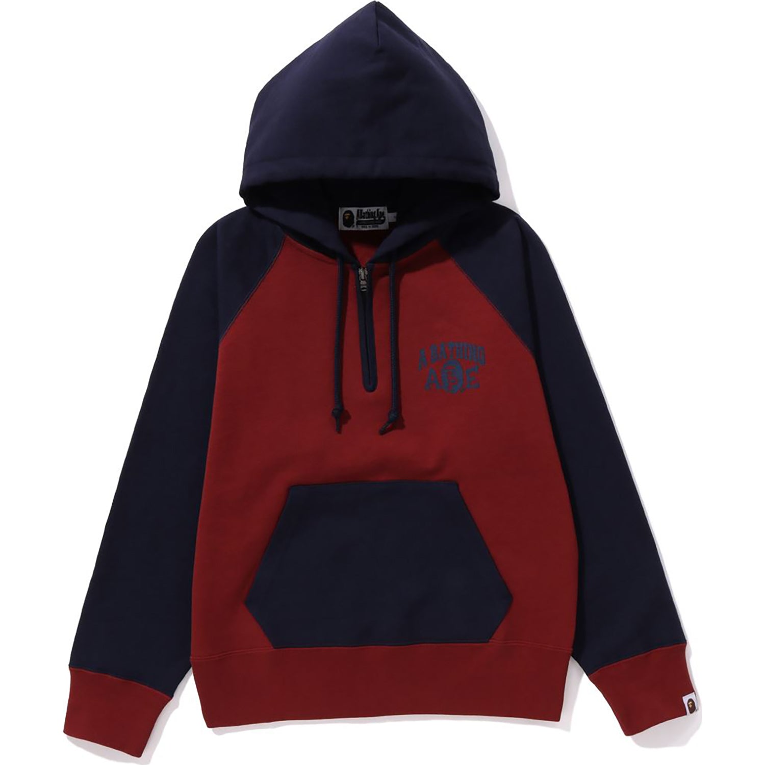 A BATHING APE HALF ZIP PULLOVER HOODIE L WIDE LADIES – us.bape.com