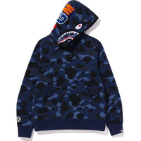 COLOR CAMO SHARK PULLOVER HOODIE MENS