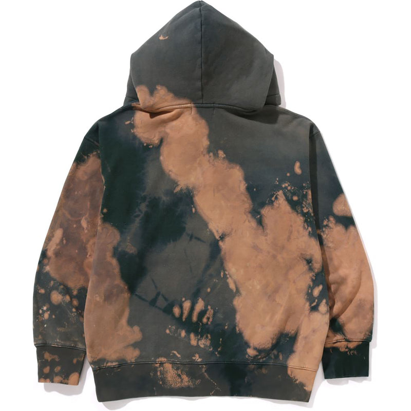 TIE DYE COLLEGE RELAXED FIT PULLOVER HOODIE MENS