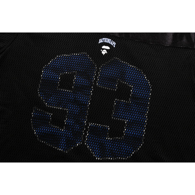 MULTI LOGO LAYERED SLEEVES RELAXED FIT FOOTBALL JERSEY MENS